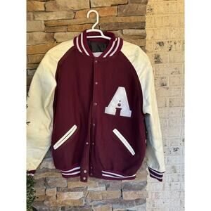 Matt's Jackets Vintage Basketball Letterman Jacket-Size 46
